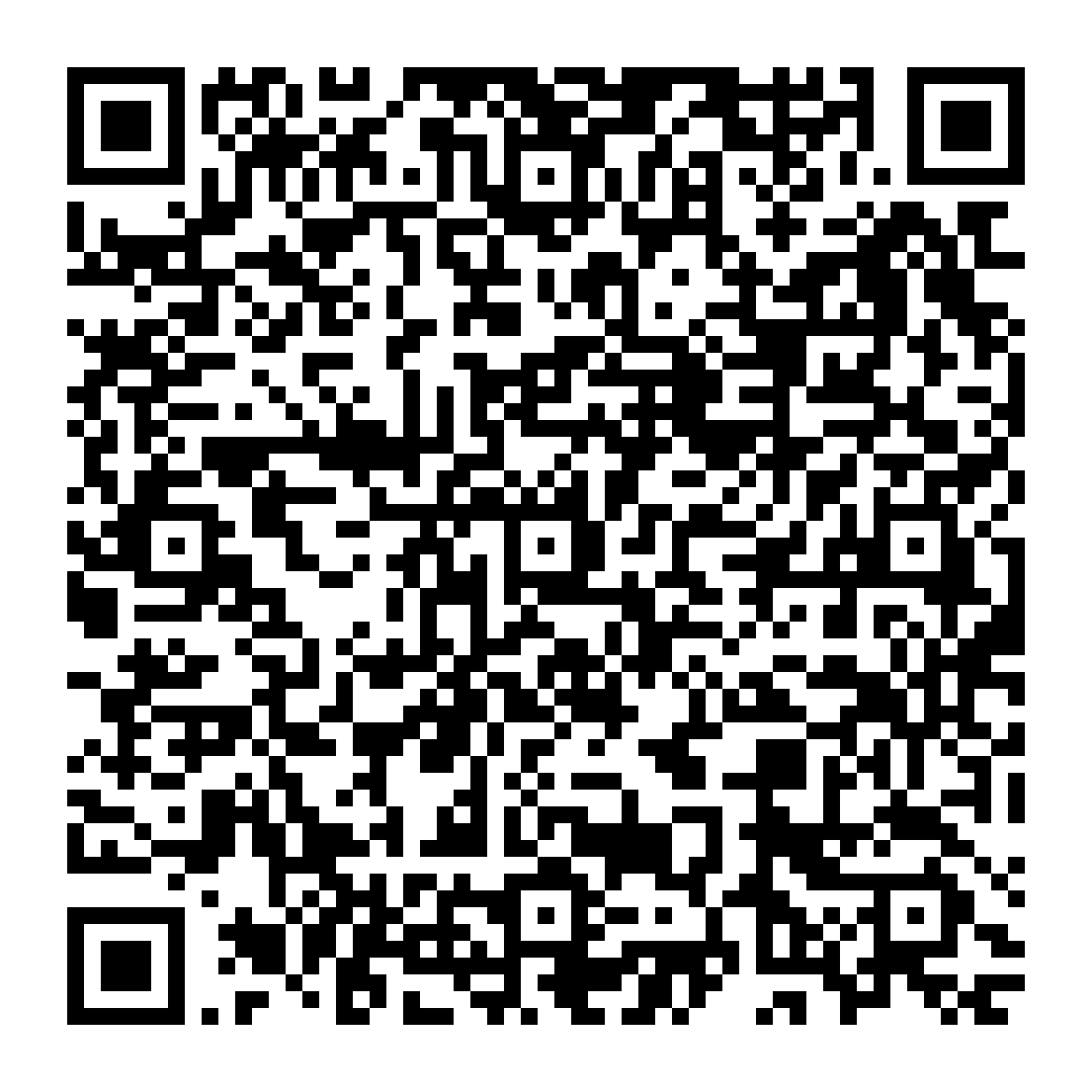 QR kod za spremanje kontakta PIN-TIM: broj telefona, e-mail i web-stranica